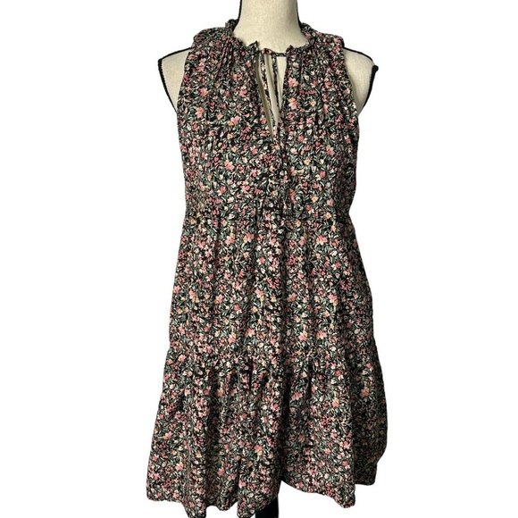 BB Dakota Steve Madden Dress Womens Medium Floral Tiered
Sleeveless Flare - Picture 2 of 7